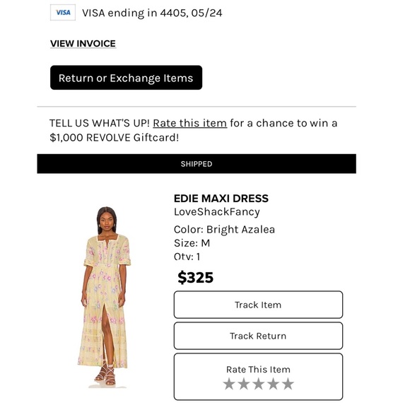 Loveshackfancy. 100% Cotton Edie  Maxi Dress - Picture 4 of 5